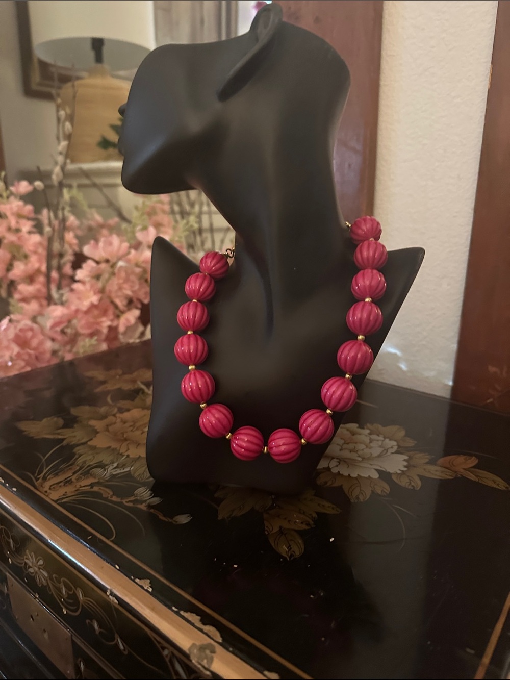 Classic Chunky Pink Necklace - Women Jewelry